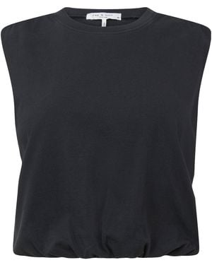 Rag & Bone Cotton Tank Top - Black