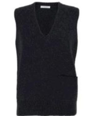The Row V-Neck Sweater - Black