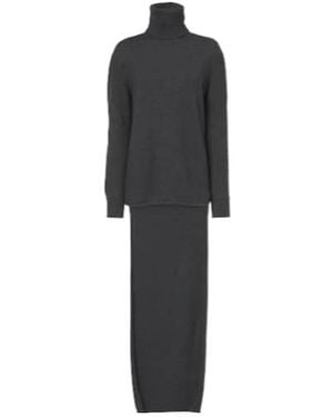 Givenchy Asymmetric Sweater Dress - Black
