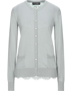 Dolce & Gabbana Cardigan Silk, Cotton, Viscose - Grey