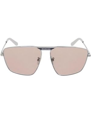 Balenciaga Eyewear Tag 2.0 Navigator Sunglasses - Pink