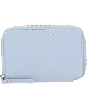 Gianni Chiarini Zip-Around Compact Wallet - Blue