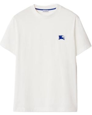 Burberry Edk Embroidered Crewneck T-Shirt - White