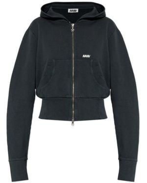 AVAVAV Hooded Zip Knitwear - Blue