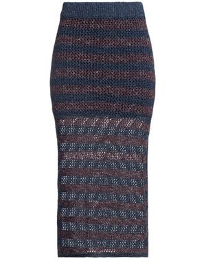 Rag & Bone Midi Knit Skirt - Blue