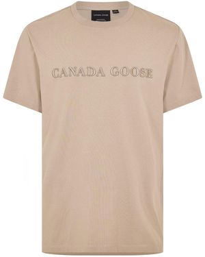 Canada Goose Minimalist Crewneck Tshirt - Natural