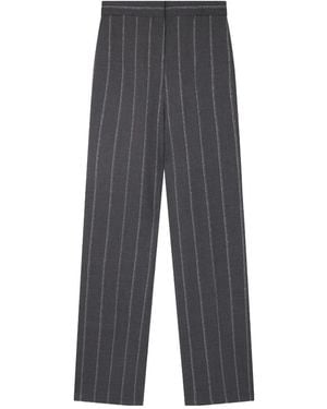 Stella McCartney Striped Tailored Pants - Gray