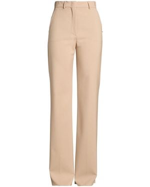 Sportmax Wool Wide-Leg Pants - Natural
