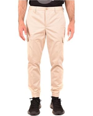 Neil Barrett Tapered Overalls Casual Trousers - Natural