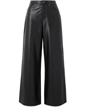 Veronica Beard Kasey Wide-Leg Trousers - Black