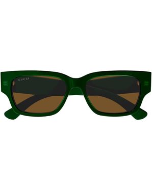 Gucci Eyewear Gg1794S Rectangular Sunglasses - Green