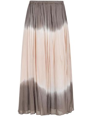 Roberto Collina Elastic Waist Midi Skirt - Multicolor