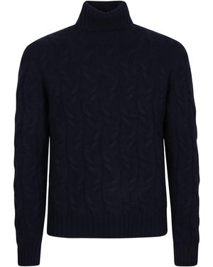 Drumohr Cashmere Jumper - Blue