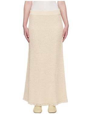 Studio Nicholson Midi Skirt - White
