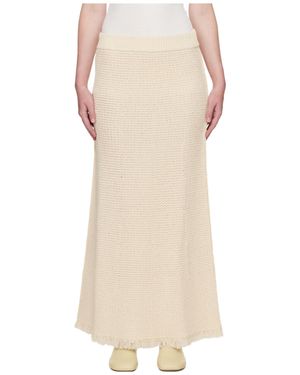 Studio Nicholson Midi Skirt - White