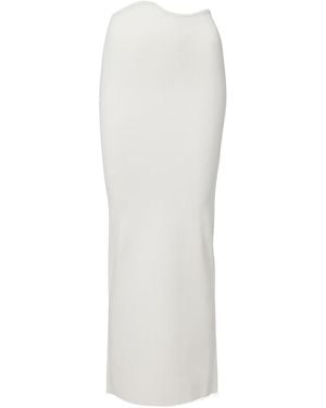 Christopher Esber Maparadita Jersey Midi Skirt - White