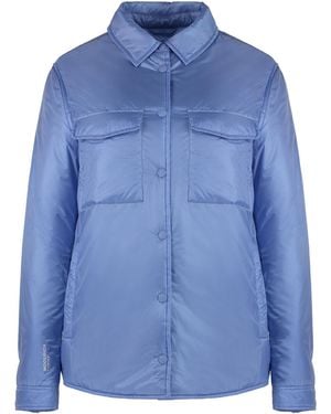 Woolrich Long Sleeved Padded Overshirt - Blue