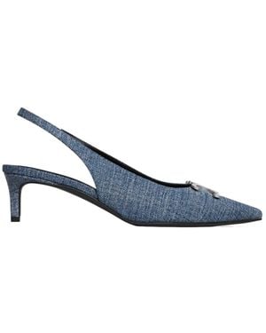 Celine Alma Triomphe Slingback - Blue