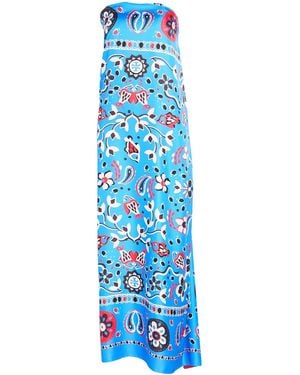 Tory Burch Fitted Printed Dress - Blue