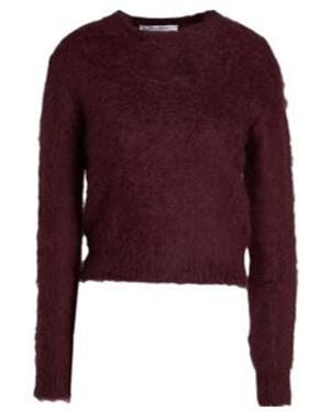Max Mara Fuzzy Knit Top - Red