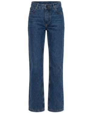Etro Pegaso Embroidered Flared Jeans - Blue