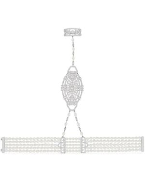 Apm Monaco Pearl Ring Bracelet - White