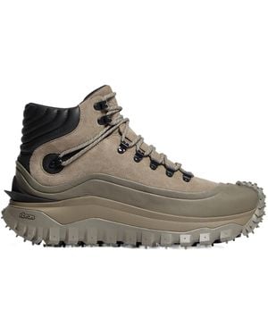 Moncler Trailgrip High-Top Trainers - Brown