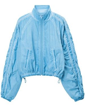 Alexander Wang Ruched Track Jacket - Blue