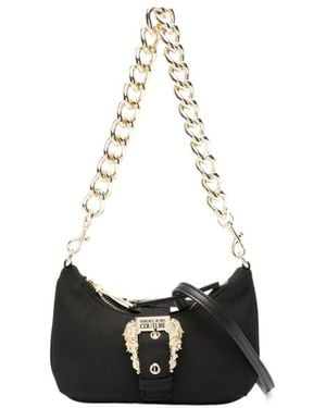 Versace Jeans Couture Baroque-Buckle Mini Bag - White