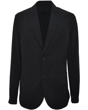 ARMANI EXCHANGE Single-Breasted Blazer - Black
