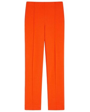 Sportmax Mid-Rise Cropped Pants - Orange
