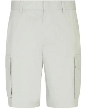 ARMANI EXCHANGE Twill Cargo Shorts - Grey