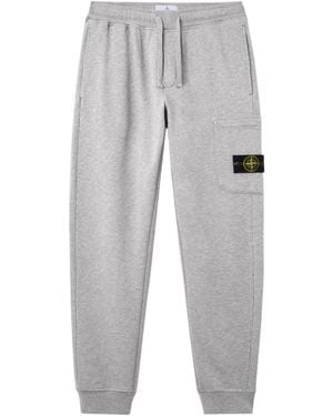 Stone Island Slim-Fit Joggers With Cargo Pocket - Grey