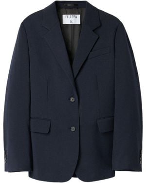 Filippa K Buttoned Pocket Jacket - Blue