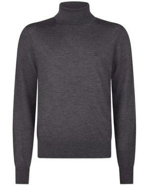 DSquared² D2 Upside Down Turtleneck Pullover - Blue