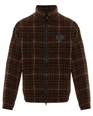 Burberry Long-Sleeve Jacket - Brown