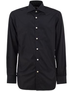 Kiton Long-Sleeved Shirt - Blue