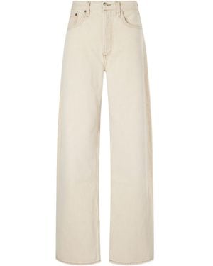 Agolde Arc Straight-Leg Jeans - White