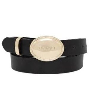 Twinset Oval-Buckle Belt - White