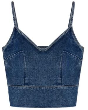 AllSaints Lilah Denim Top - Blue