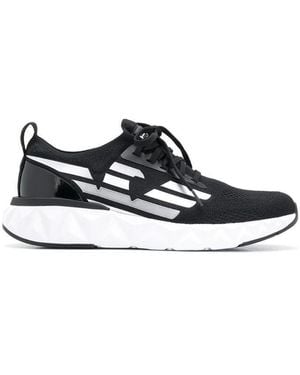 EA7 Slip-On Ridged Trainers - Black