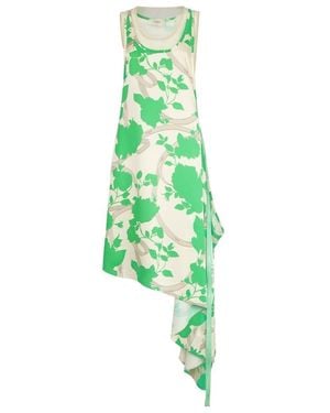 Fendi Flowing Sleeveless Midi Dress - Green