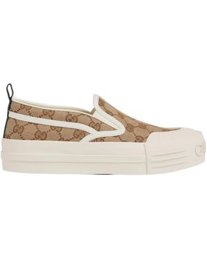 Gucci Slip-On Trainer - Natural