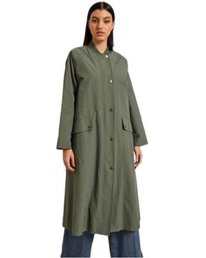 Weekend by Maxmara Long-Sleeved Windbreaker - Green