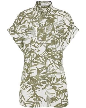 Brunello Cucinelli Cotton Poplin Herbarium Shirt - White