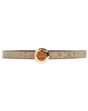 Tory Burch Double-Sided Belt - White