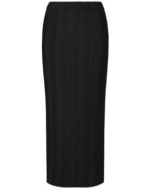 Issey Miyake Linen Like Rib Pleats - Black