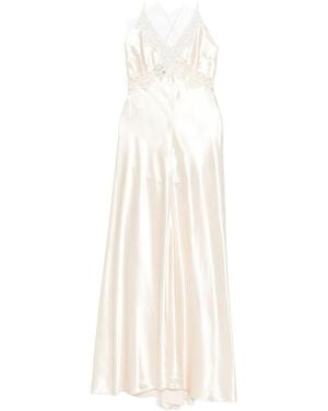 Alberta Ferretti Slip Dress - White