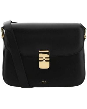A.P.C. Grace Shoulder Bag - Black