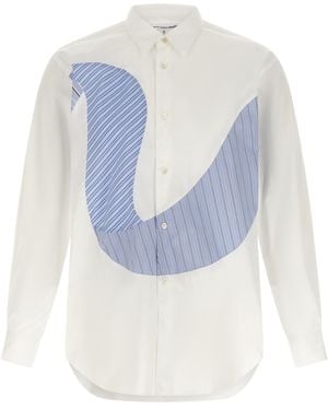 Comme des Garçons Long-Sleeved Shirt - Blue